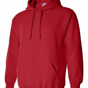 Red hoodie customizable hoodie