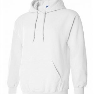 white customizable hoodie