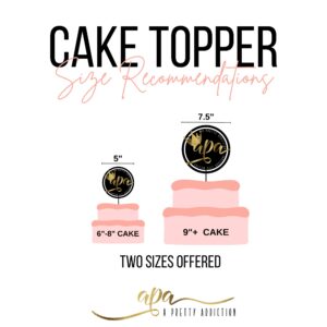 Cake Topper Size Recommendations